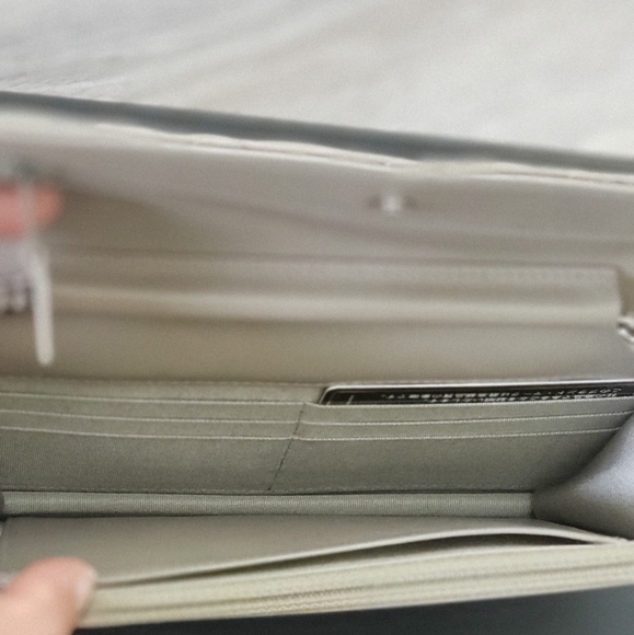 ***SOLD****100% Authentic Chanel WOC Lambskin Beige/light tan colour w/silver hw - Picture 14 of 16